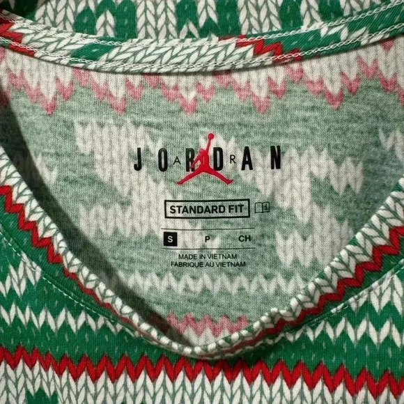 Jordan  Ugly Christmas T-Shirt - Picture 3 of 5